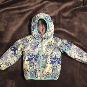 North Face Girls 4T Reversible Puffer Jacket